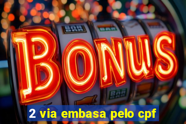 2 via embasa pelo cpf